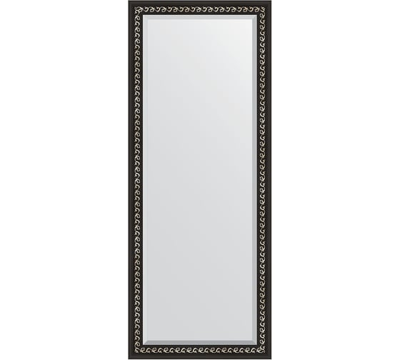 Изображение товара Напольное зеркало с фацетом в багетной раме EVOFORM черный ардеко 81 мм, 80x199 см BY 6108