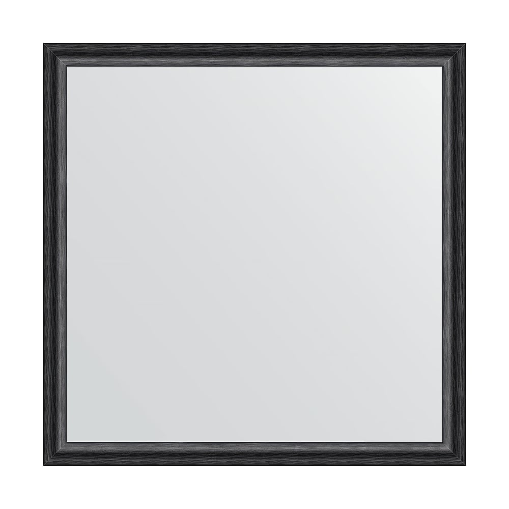 Изображение товара Зеркало в багетной раме EVOFORM черный дуб 70x70 см квадратное стильное
