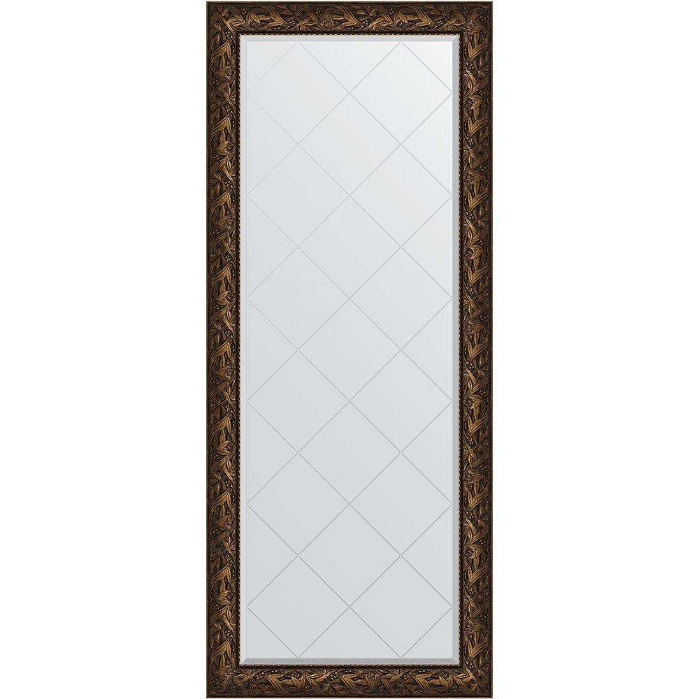 Изображение товара Напольное зеркало с гравировкой в багетной раме EVOFORM Византия бронза 84x203 см