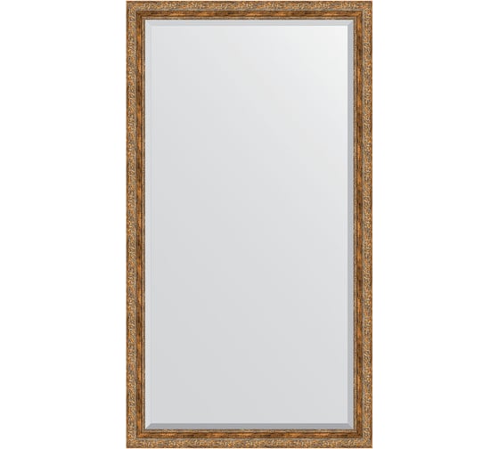 Изображение товара Напольное зеркало с фацетом в багетной раме EVOFORM виньетка античная бронза 85 мм, 110x200 см BY 6154
