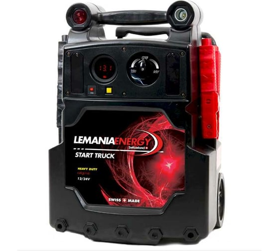 Изображение товара Пусковое устройство (бустер) LEMANIA ENERGY 12/24В, 6400/3200А P21 12/24Trolley-Black В0000000152668