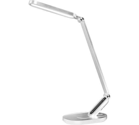 Изображение товара Светильник Camelion белый, LED настольный, 10Вт, 230В, 750лм, сенсорный, регулировка яркости и цветовой температуры USB-5В, 1А KD-859 C01