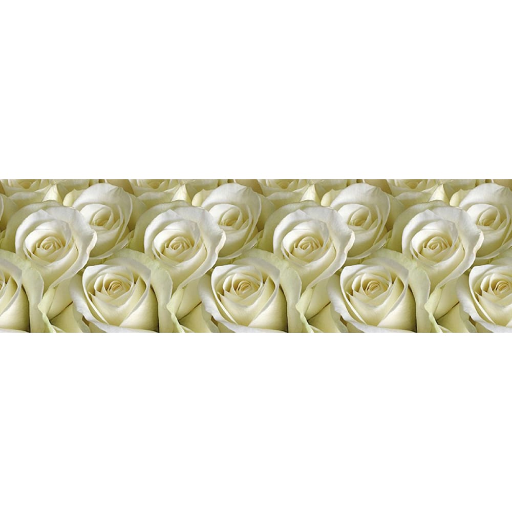 Панель для кухонного фартука ФАРТУКОФФ конверт для денег поздравительный глиттер белые розы гипсофилы 19х9 см