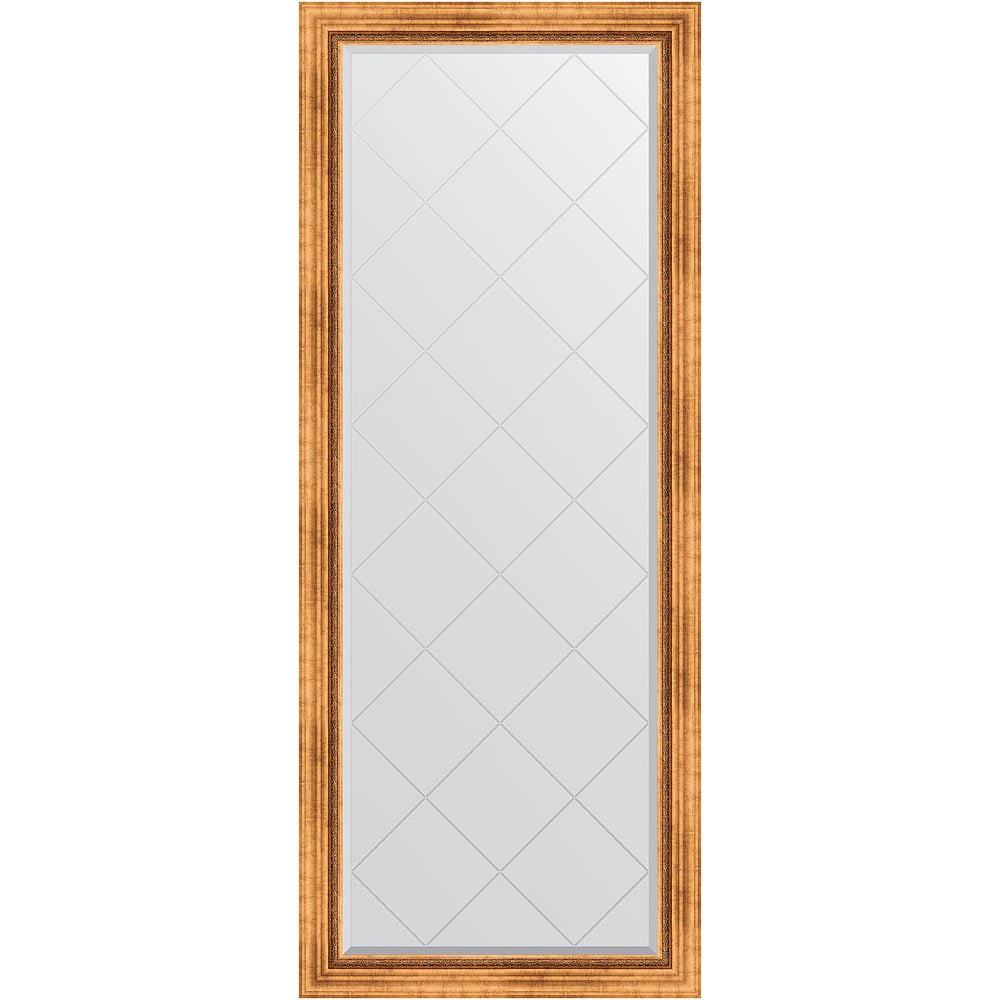 Изображение товара Напольное зеркало с гравировкой в багетной раме EVOFORM римское золото 81x201 см