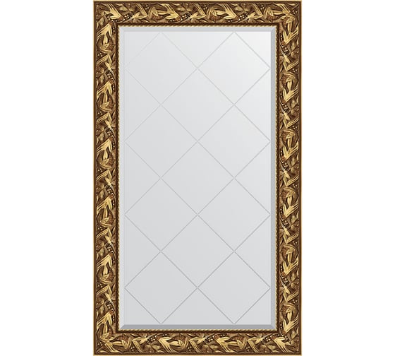Изображение товара Зеркало с гравировкой в багетной раме EVOFORM византия золото 99 мм, 79x133 см BY 4242