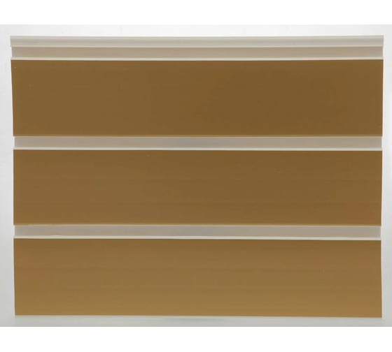 Изображение товара Торговая панель AGIS ПВХ, 240х1200х16 мм, золото, 10 шт. 10.06.16.24.120