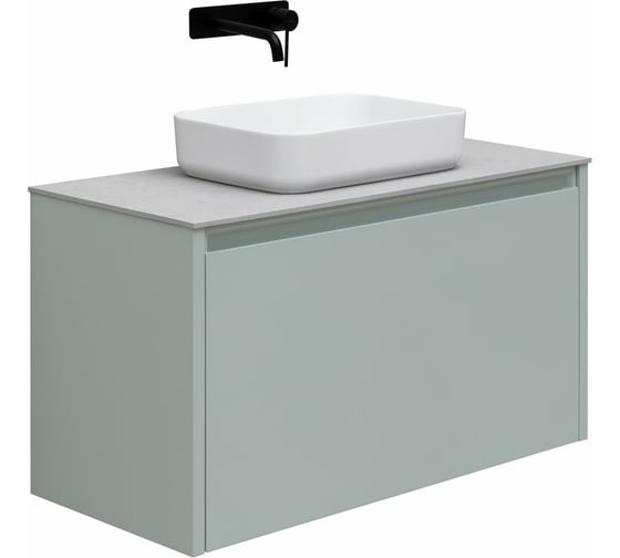 Изображение товара Тумба ALLEN BRAU FANTASY 100 1+1 рapyrus white matt 00274050 1.11004.PWM