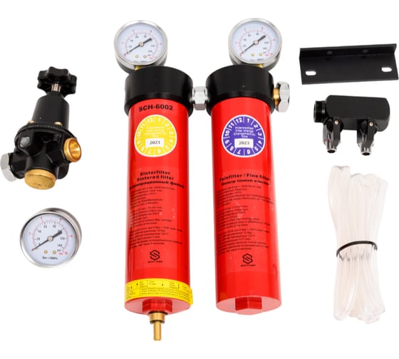Изображение товара Регулятор давления c двухступенчатой системой фильтров SCHTAER SCH-6002