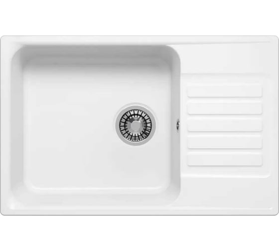 Изображение товара Кухонная мойка uperwood из искусственного камня UPD-400_прямоугольная, цвет туман 391020216