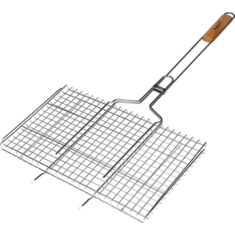 Изображение товара Большая решетка для барбекю Helios GW224PA 75x45 см хромированная сталь