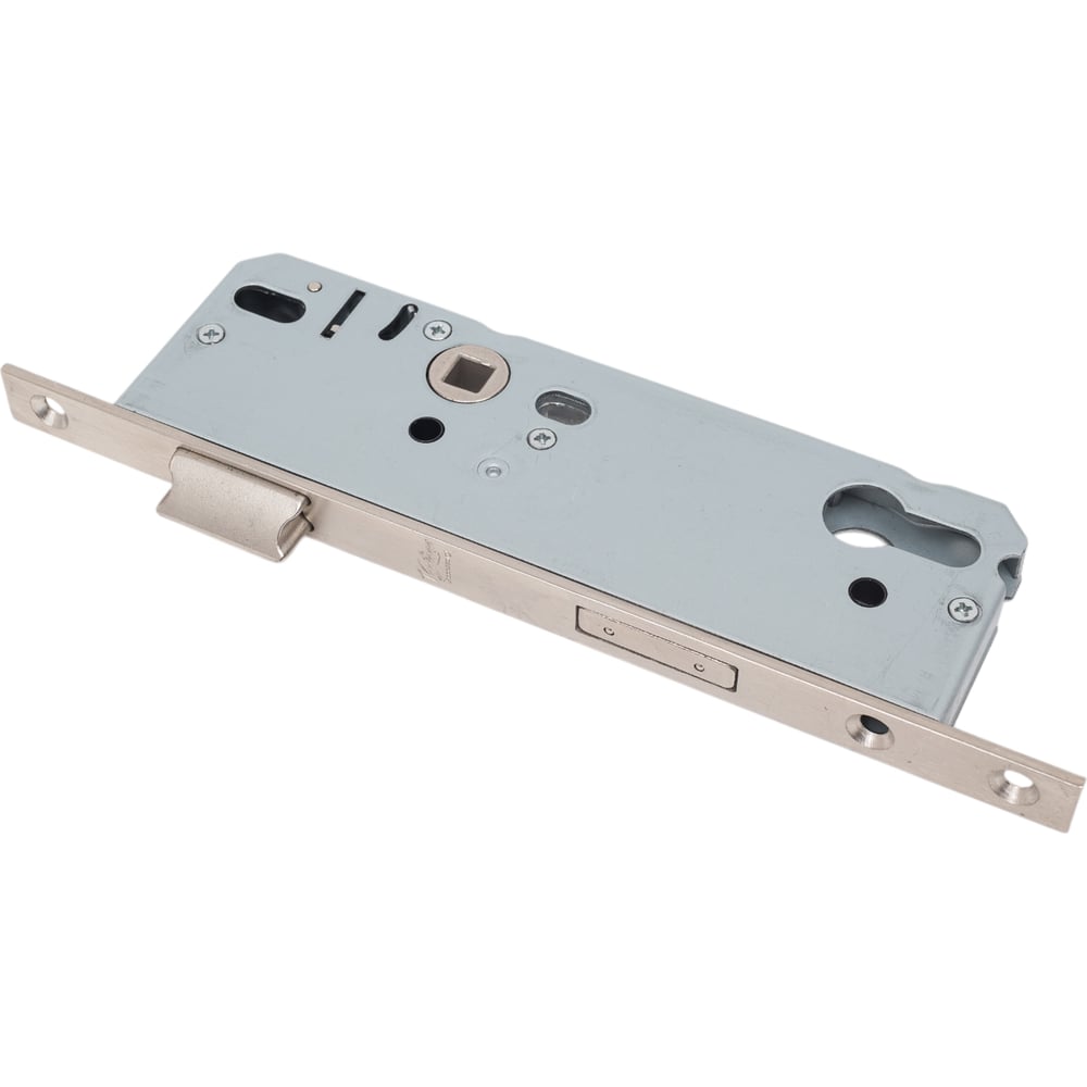 Изображение товара Замок под цилиндр Вантаж матовый никель L155-45 SN для дверей из ПВХ