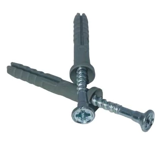 Изображение товара Дюбель гвоздь Steelfix 6x40 мм, потайной борт, 50 шт. ДГП64050