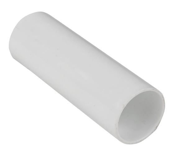 Изображение товара Соединительная муфта для трубы EKF 20 мм упак. (5 шт) белая -Plast ms-t-20-w-r