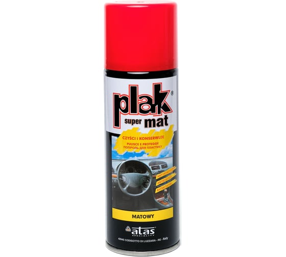 Изображение товара Полироль салона PLAK Super Mat 200 мл аэрозоль Клубника 5081