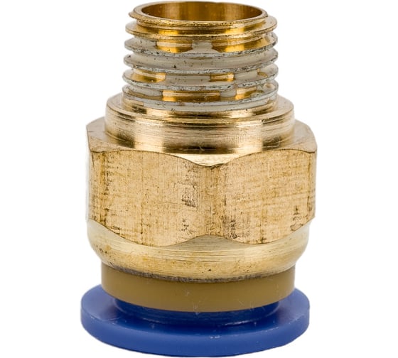 Изображение товара Фитинг цанговый прямой металлический 12 мм, наружная резьба 1/4" ARMA CF M1/4-12