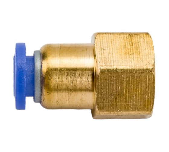 Изображение товара Фитинг цанговый прямой металлический 6 мм, внутренняя резьба 1/4" ARMA CF F1/4-06