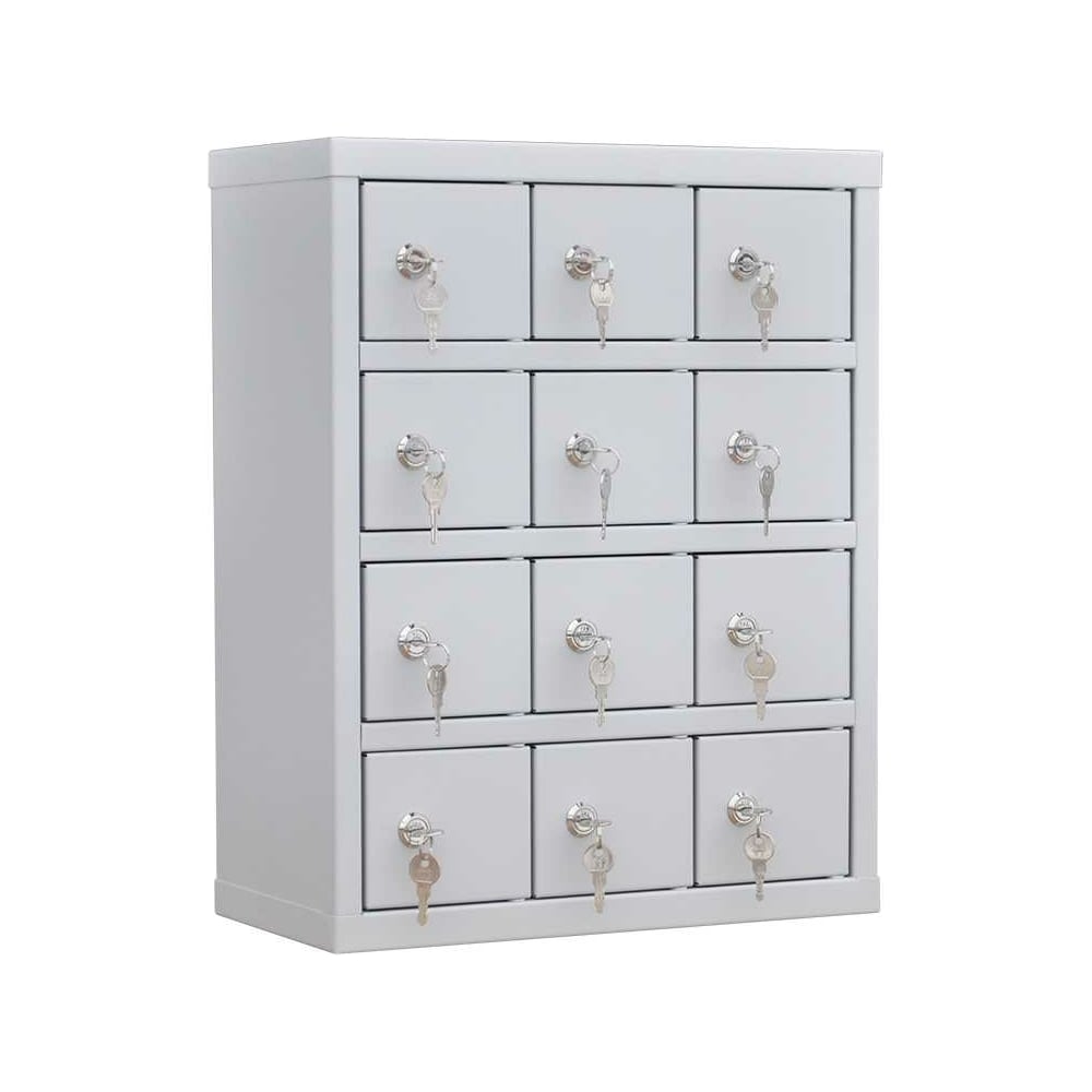 Изображение товара Шкаф для хранения мобильных телефонов ROMMEL ШМ-12, металлический, 12 отделений