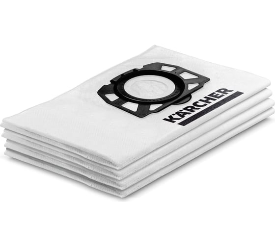 Изображение товара Фильтр-мешки из нетканого материала 4 шт для пылесосов WD 2/WD 3 Karcher 2.863-314.0