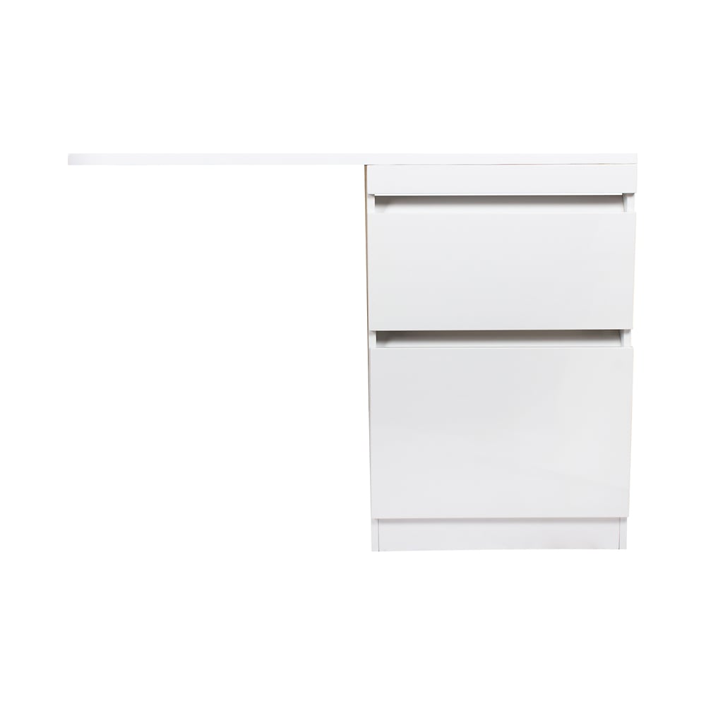 Изображение товара Напольная тумба Style Line Даллас 120 белая PLUS с ящиками под стиральную машину