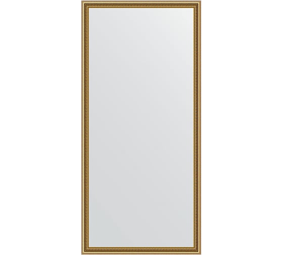 Изображение товара Зеркало EVOFORM в багетной раме - бусы золотые 46 mm (72x152 cm) 1112