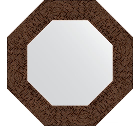 Изображение товара Зеркало EVOFORM в багетной раме - бронзовая лава 90 mm (56,6x56,6 cm) 3805