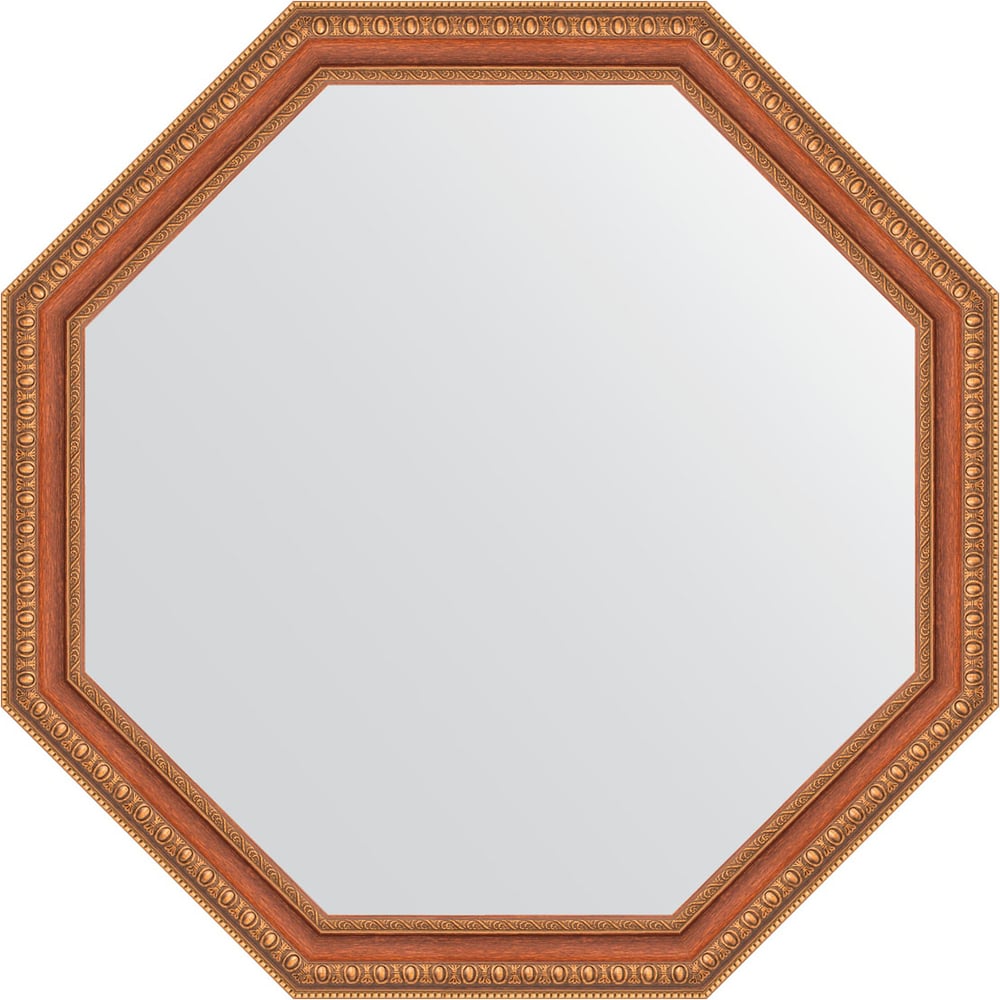 Изображение товара Зеркало EVOFORM в багетной раме бронзовое 71,6x71,6 см многоугольное