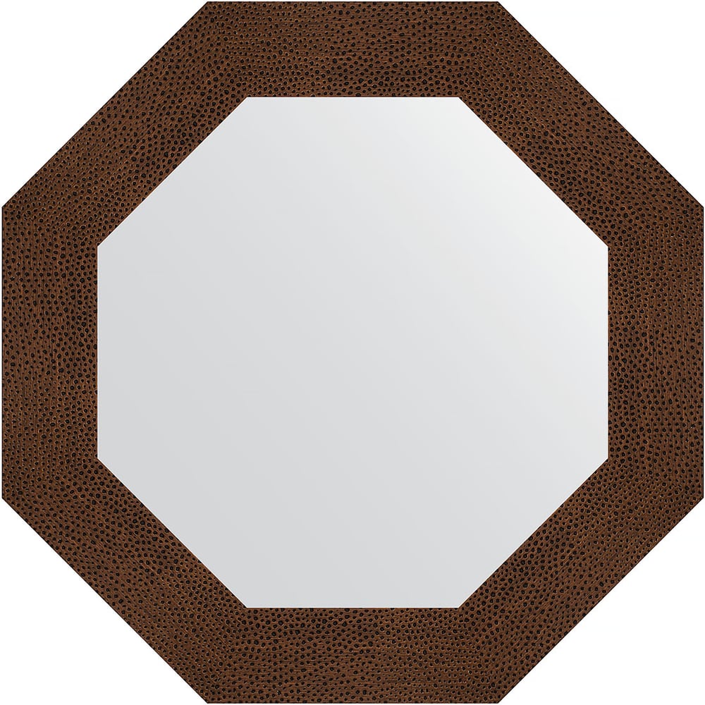 Изображение товара Зеркало EVOFORM в багетной раме бронзовая лава 66,6x66,6 см стильное и надежное