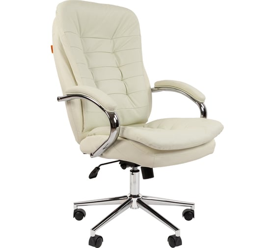 Изображение товара Кресло руководителя CHAIRMAN 795 кожа, белый 00-07116605