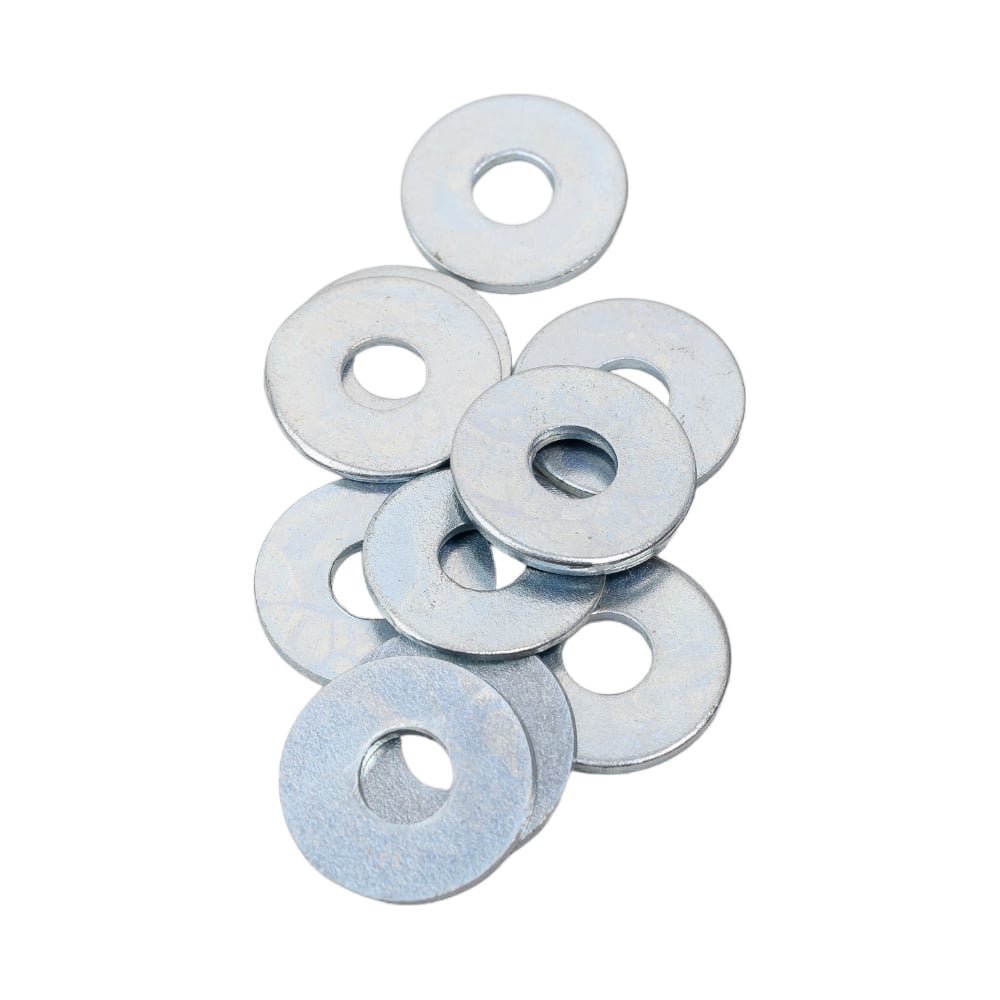 Изображение товара Увеличенная шайба КРЕП-КОМП цинк М6 100 шт стандарт DIN 9021