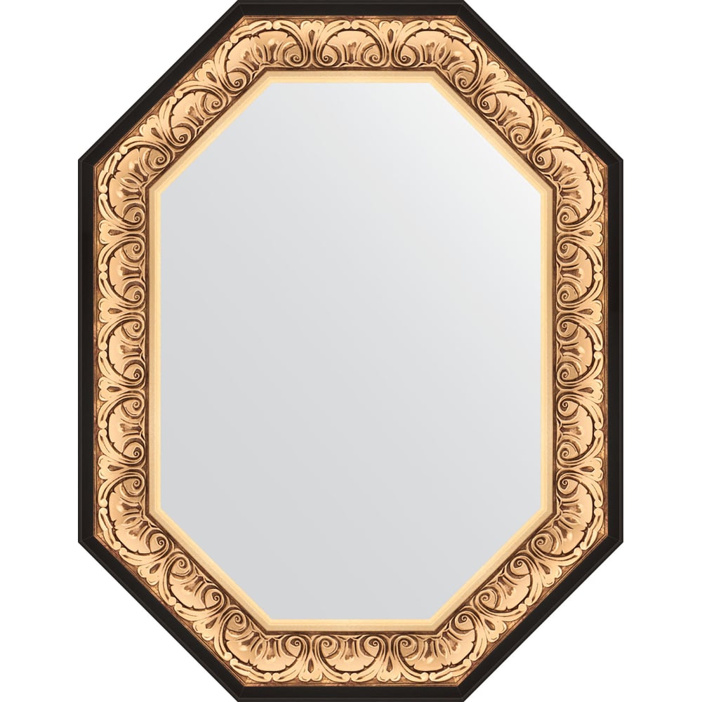 Изображение товара Зеркало EVOFORM в багетной раме барокко золото 70x90 см