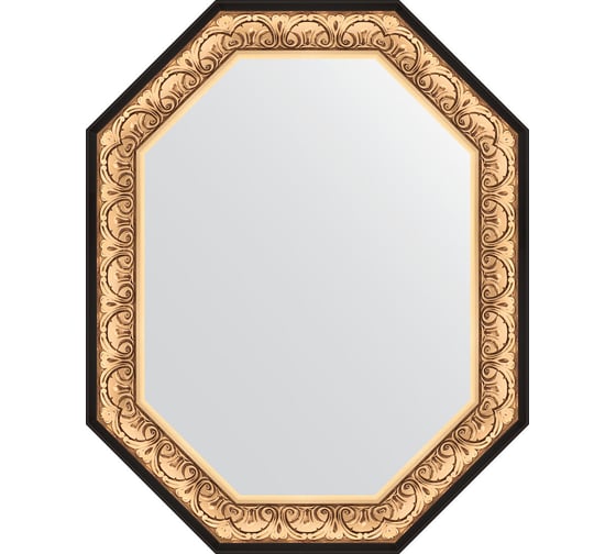 Изображение товара Зеркало EVOFORM в багетной раме - барокко золото 106 mm (80x100 cm) 7244