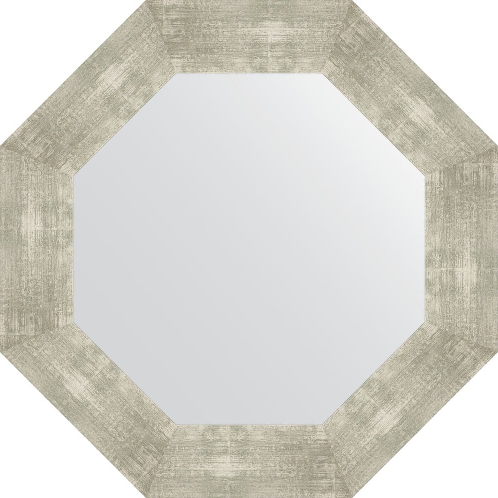 Зеркало EVOFORM в багетной раме - алюминий 90 mm (61x61 cm) 7358