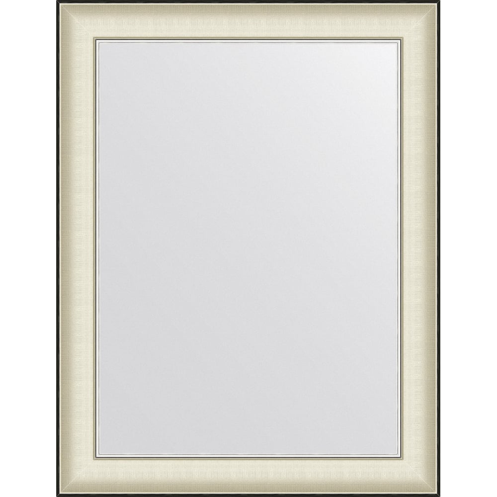 Изображение товара Зеркало EVOFORM в багетной раме 68x88 см белое с хромом стильное современное зеркало