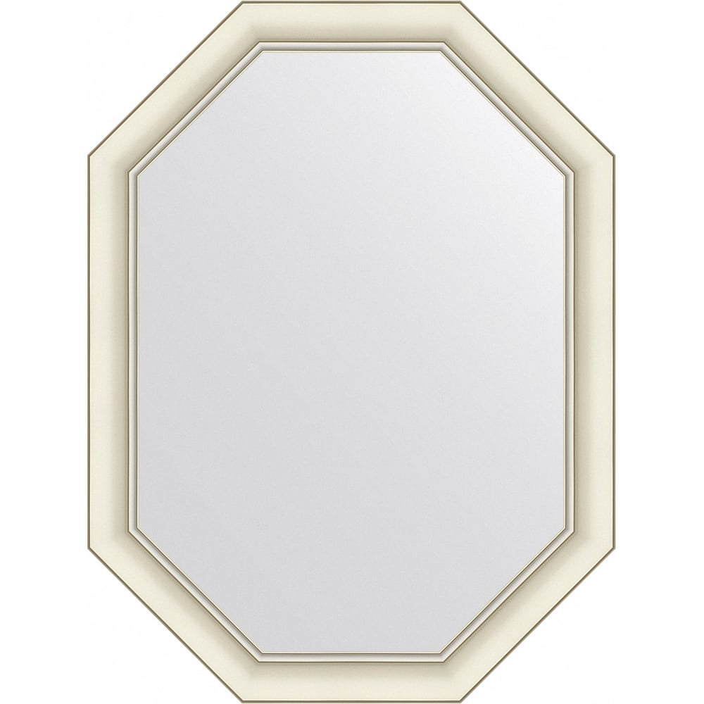 Изображение товара Зеркало EVOFORM в багетной раме белое с серебром 61x81 см