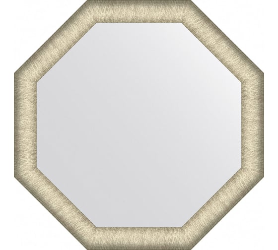 Изображение товара Зеркало EVOFORM в багетной раме - брашированное серебро 59 mm (65x65 cm) BY 7429