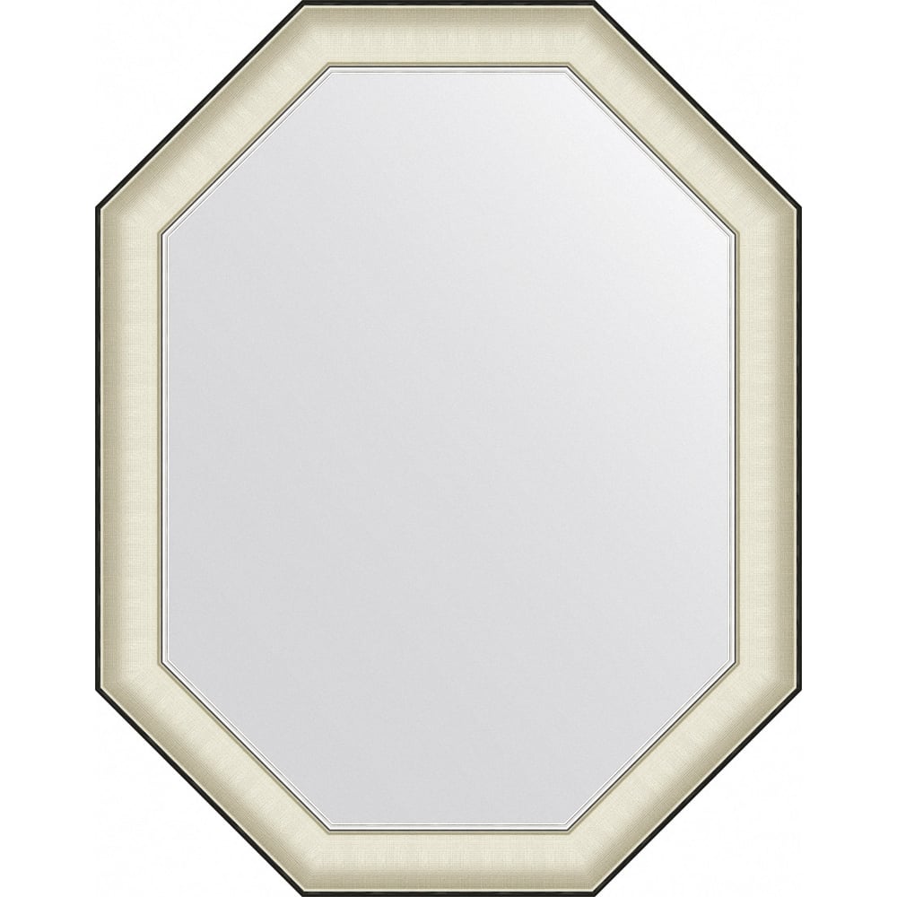 Изображение товара Зеркало EVOFORM в багетной раме белое хром 74x94 см