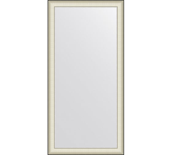 Изображение товара Зеркало EVOFORM в багетной раме - белая кожа с хромом 78 mm (78x158 cm) BY 7635