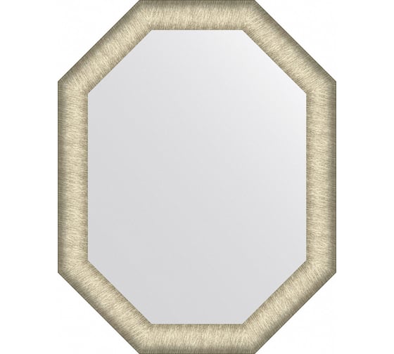 Изображение товара Зеркало EVOFORM в багетной раме - брашированное серебро 59 mm (55x70 cm) BY 7425