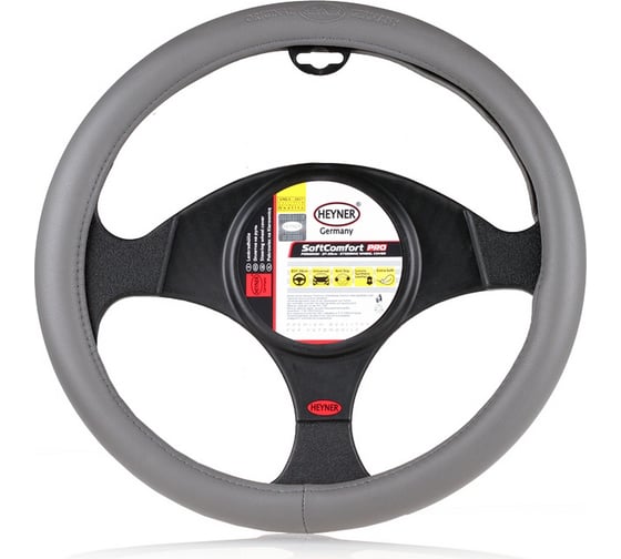 Изображение товара Чехол на руль Heyner Premium серый d 37-39 см. 603200