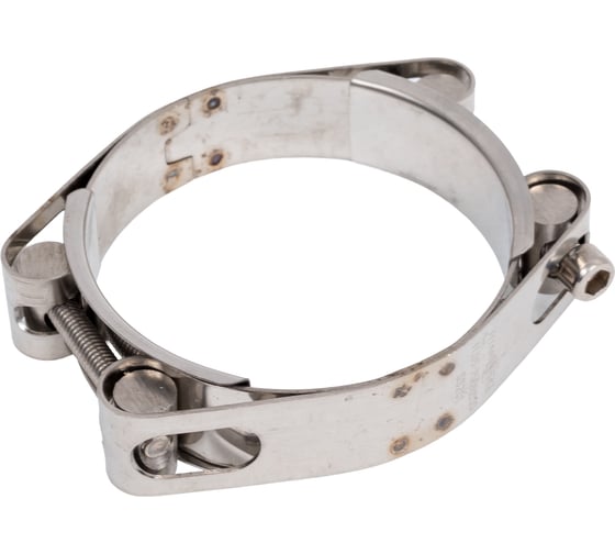 Изображение товара Двухболтовый силовой хомут TITAN LOCK 65-75 мм, нерж. сталь TL65-75DRCSS