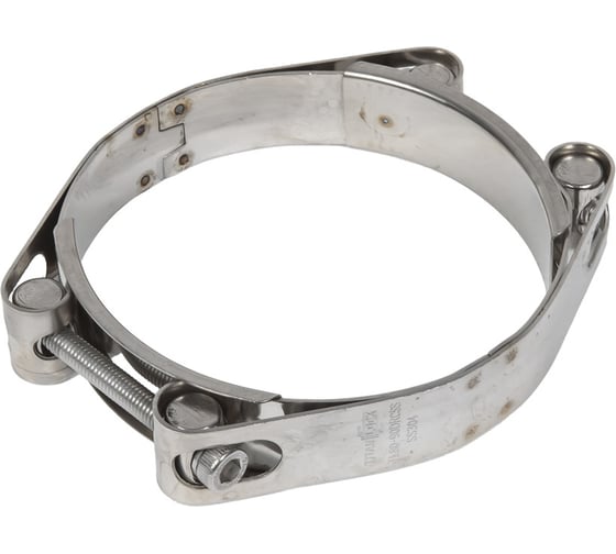 Изображение товара Двухболтовый силовой хомут TITAN LOCK 80-90 мм, нерж. сталь TL80-90DRCSS