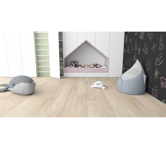 Изображение товара Ламинат Kastamonu Black 4V Дуб, 33 класс, ширина 195 мм, толщина 8 мм, 2.153 кв.м FP51.2 Дуб Горный светлый