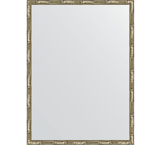 Изображение товара Зеркало EVOFORM в багетной раме - серебряный бамбук 24 mm (57x77 cm) 0642