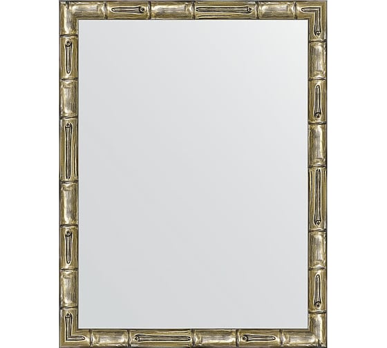 Изображение товара Зеркало EVOFORM в багетной раме - серебряный бамбук 24 mm (34x44 cm) 1329