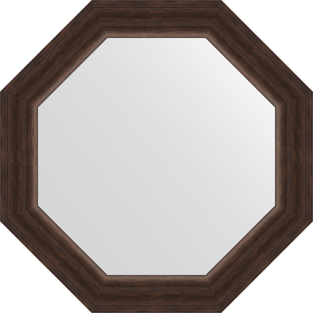 Изображение товара Зеркало EVOFORM в багетной раме - палисандр 51,6x51,6 см