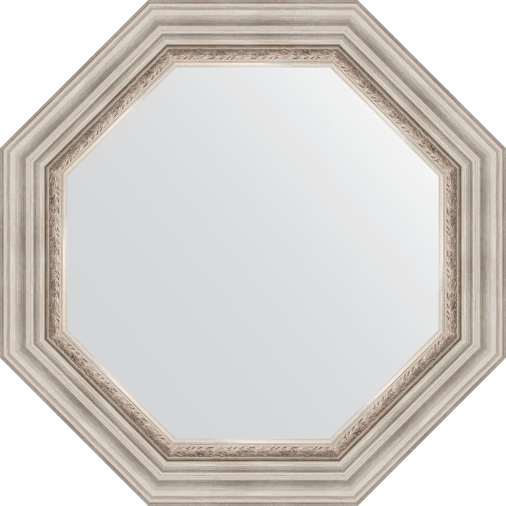 Изображение товара Зеркало EVOFORM в багетной раме римское серебро 66,6x66,6 см