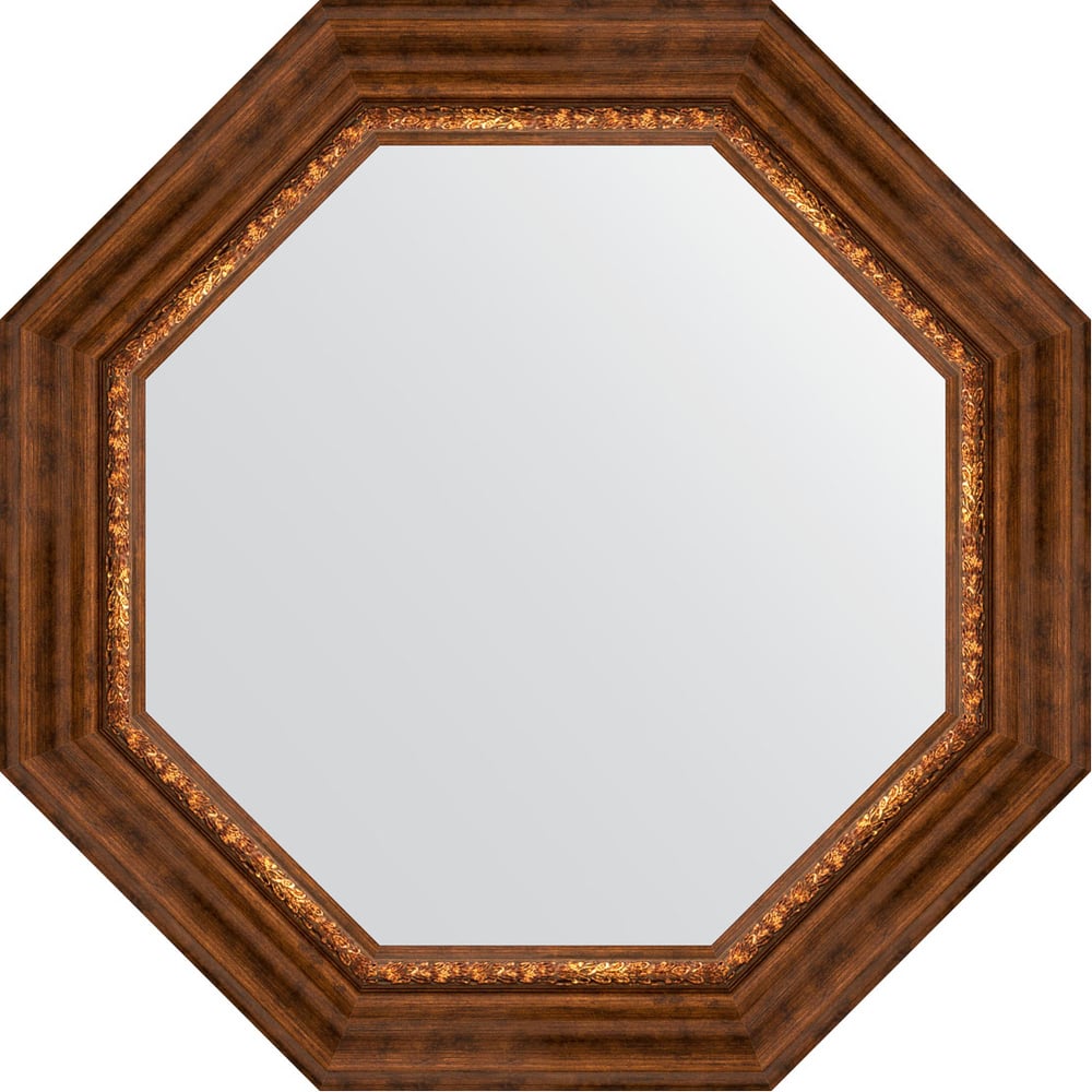 Изображение товара Зеркало EVOFORM в багетной раме римская бронза 66,6x66,6 см настенное