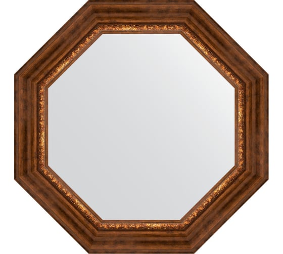 Изображение товара Зеркало EVOFORM в багетной раме - римская бронза 88 mm (66,6x66,6 cm) 3791