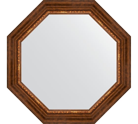 Изображение товара Зеркало EVOFORM в багетной раме - римская бронза 88 mm (76,6x76,6 cm) 3792