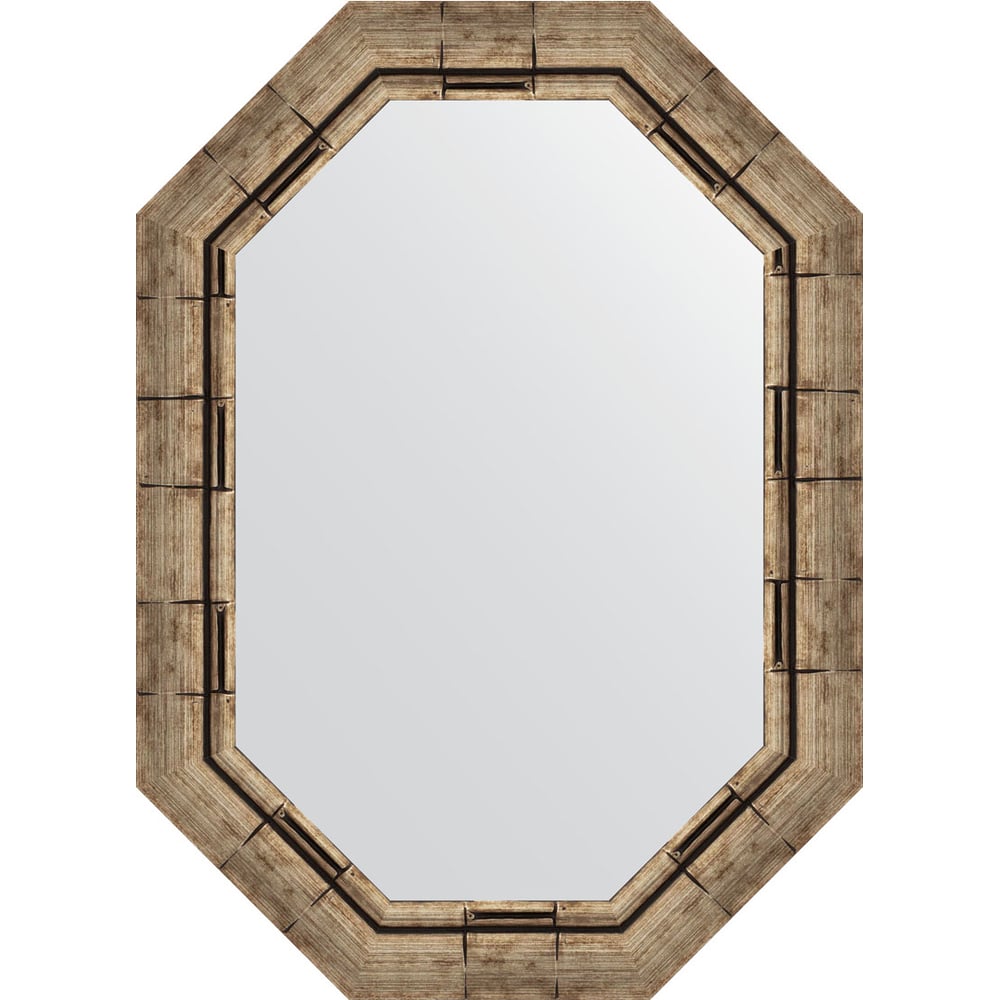 Изображение товара Зеркало EVOFORM в багетной раме серебряного цвета многоугольное 53x73 см OCTAGON